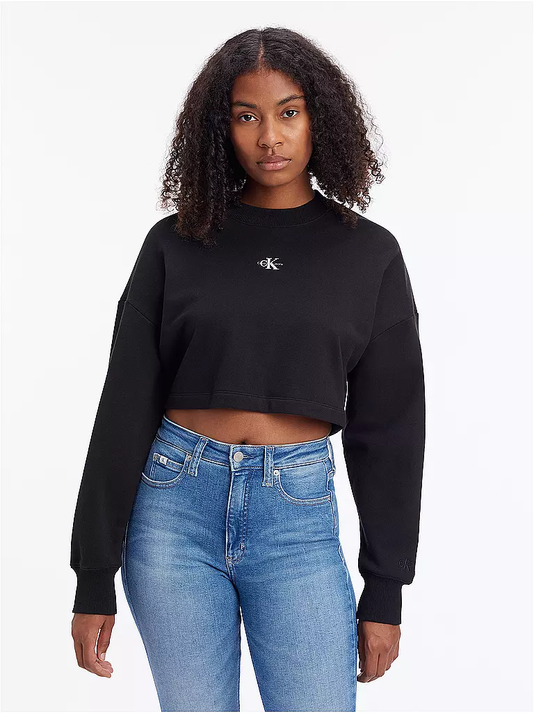 CALVIN KLEIN JEANS, Pullover Cropped Fit 2 CALVIN KLEIN JEANS, Pullover Cropped Fit – Bild 2