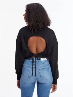 CALVIN KLEIN JEANS, Pullover Cropped Fit 10 CALVIN KLEIN JEANS, Pullover Cropped Fit -Kastner Oehler Geschaft calvinkleinjeans pullovercroppedfit 5 768 1024 75 7543932 5