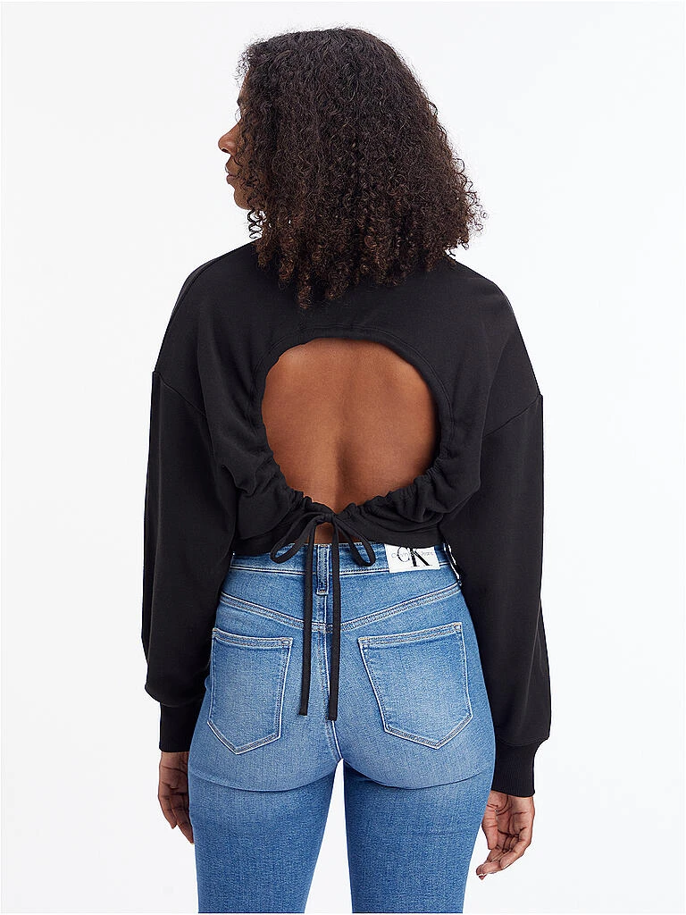 CALVIN KLEIN JEANS, Pullover Cropped Fit 5 CALVIN KLEIN JEANS, Pullover Cropped Fit – Bild 5
