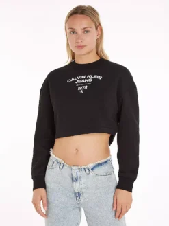 CALVIN KLEIN JEANS, Sweater Cropped Fit -Kastner Oehler Geschaft calvinkleinjeans sweatercroppedfit 2 768 1024 75 7565910 2