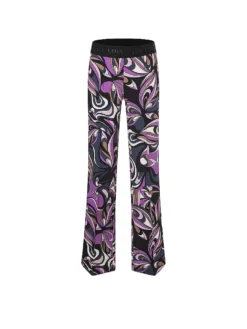 CAMBIO, Hose Flared FLOWER PRINT