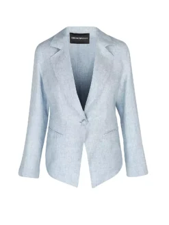 EMPORIO ARMANI, Leinenblazer