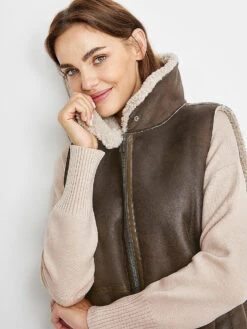 GERRY WEBER, Gilet In Lederoptik -Kastner Oehler Geschaft gerryweber giletinlederoptik 5 768 1024 75 7517012 5