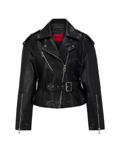 HUGO, Lederjacke LAYA