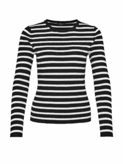 OPUS, Langarmshirt PIJANO STRIPE