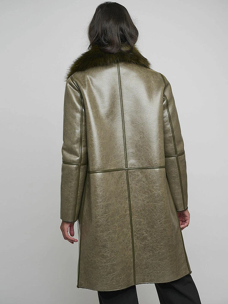 RINO&PELLE, Mantel In Lederoptik NICHA 3 RINO&PELLE, Mantel In Lederoptik NICHA – Bild 3